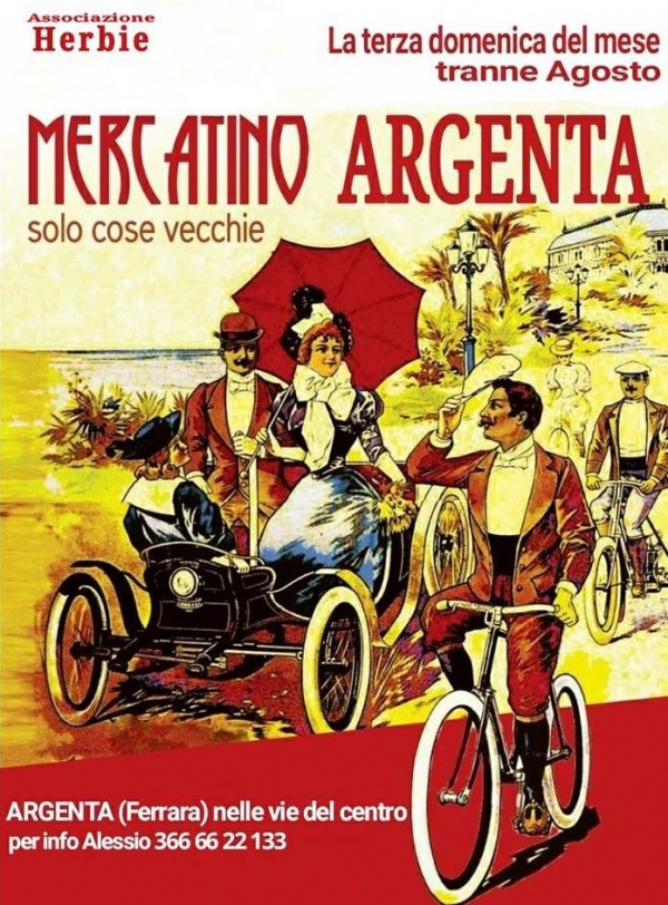 MERCATINO SOLO COSE VECCHIE - ARGENTA