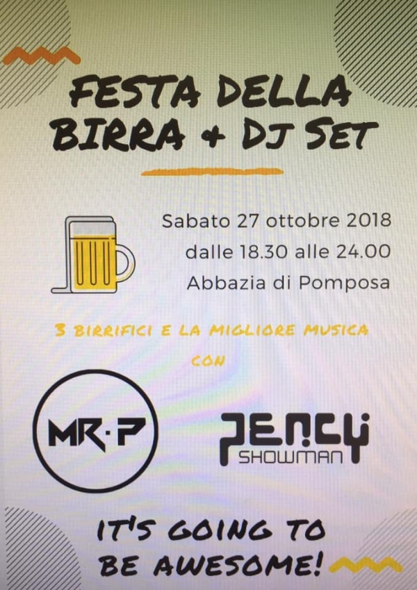 FESTA DELLA BIRRA & DJ SET ALL'ABBAZIA DI POMPOSA 2018 