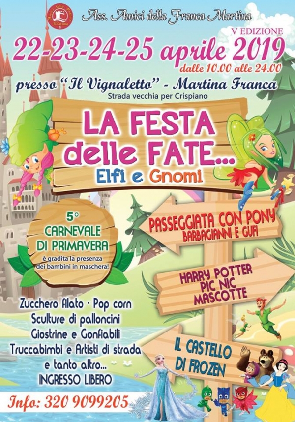 5° FESTA DELLE FATE e VALLE D'ITRA COMICS&FANTASY COSPLAY a MARTINA FRANCA 