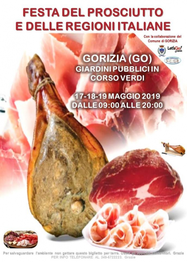 FESTA DEL PROSCIUTTO E DELLE REGIONI ITALIANE di GORIZIA 2019