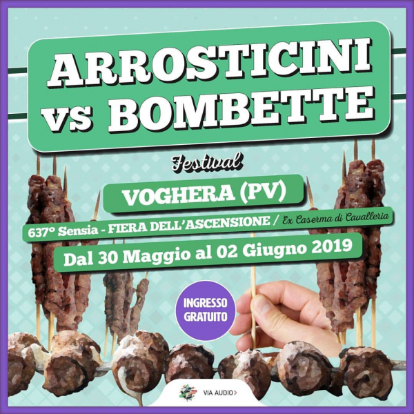 8° ARROSTICINI vs BOMBETTE FESTIVAL a VOGHERA 2019