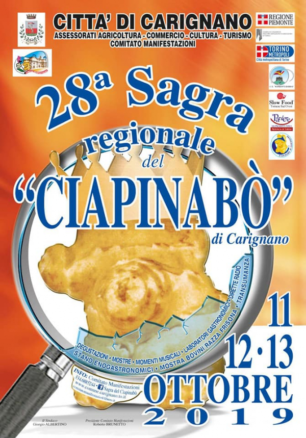 28° SAGRA REGIONALE DEL CIAPINABO' di CARIGNANO