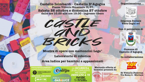 CASTLE and BRICKS al CASTELLO ISIMBARDI di CASTELLO D'AGOGNA 