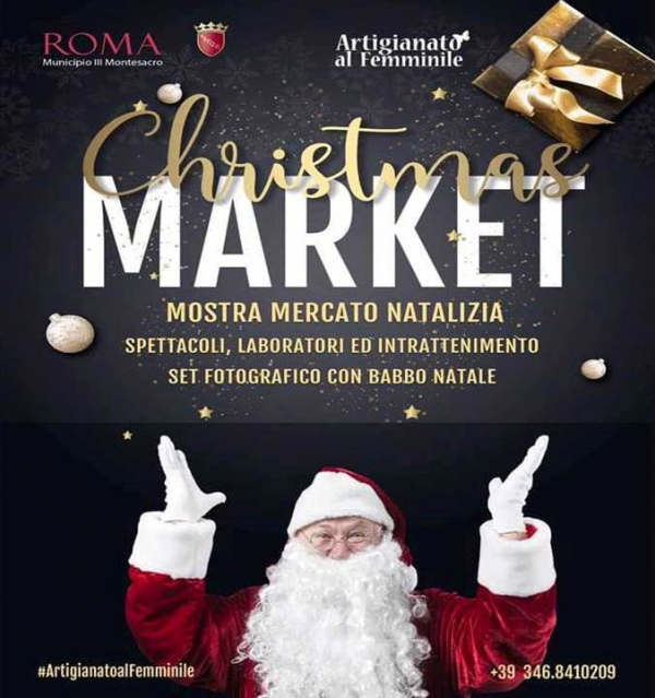 ARTIGIANATO FEMMINILE al CHRISTMAS MARKET a ROMA