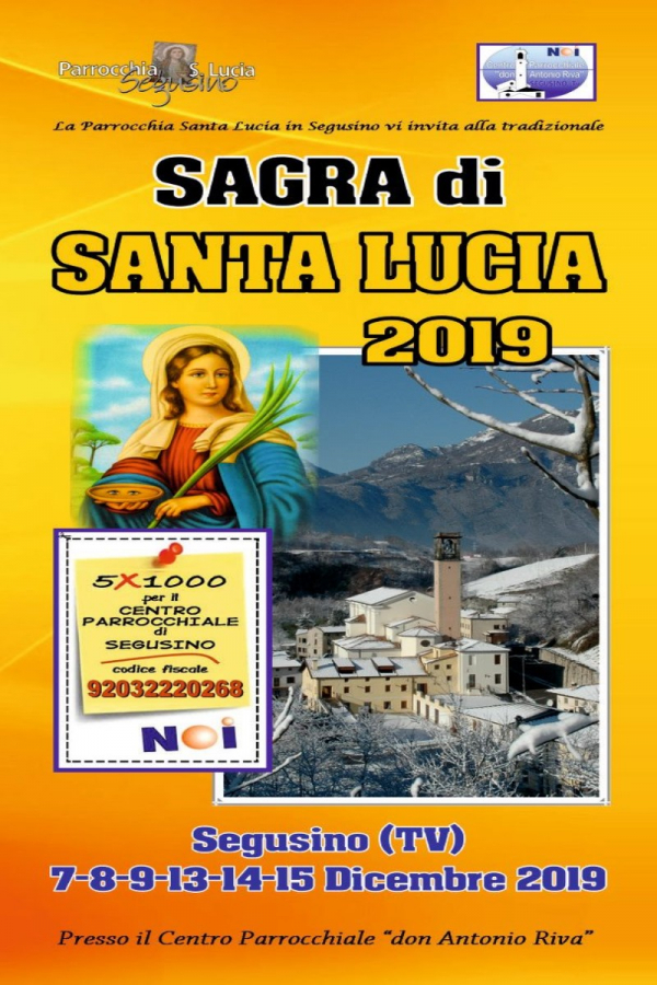SAGRA DI SANTA LUCIA a SEGUSINO 2019