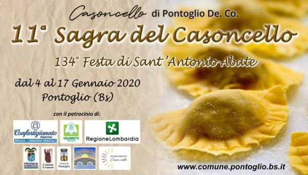 11° SAGRA DEL CASONCELLO - 134° ANTICA FESTA DI SANT'ANTONIO ABATE di PONTOGLIO
