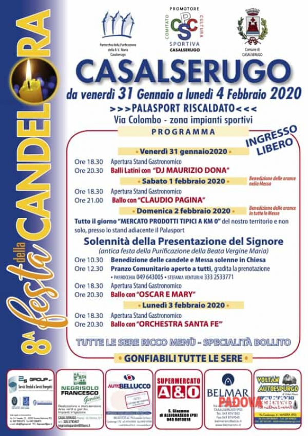 8° FESTA DELLA CANDELORA di CASALSERUGO