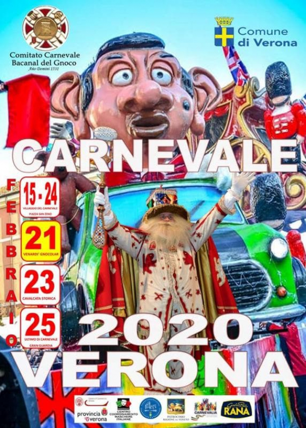 ANTICO CARNEVALE DI VERONA 2020 - 490° BACANAL DEL GNOCO