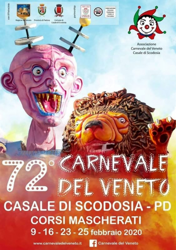72° CARNEVALE DEL VENETO a CASALE DI SCODOSIA