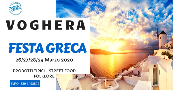 FESTA GRECA - VOGHERA 2020