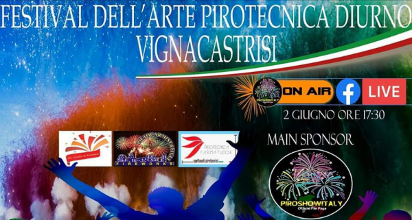 FESTIVAL DELL'ARTE PIROTECNICA DIURNO a VIGNACASTRISI DI ORTELLE 2020