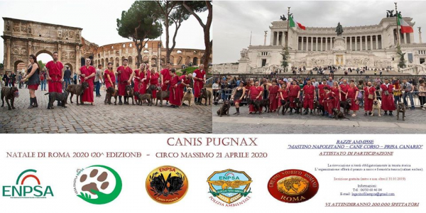 20° NATALE DI ROMA - CANIS PUGNAX 