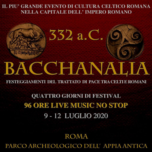 BACCHANALIA - ROMA 2020