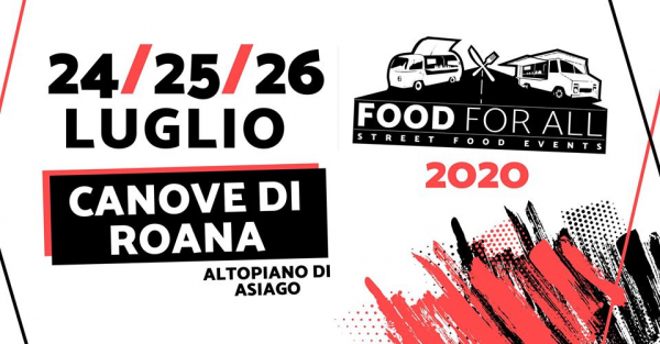 FOOD FOR ALL CANOVE DI ROANA 2020