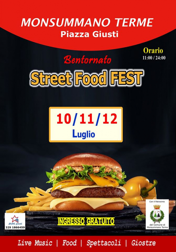 MONSUMMANO TERME STREET FOOD FEST 2020