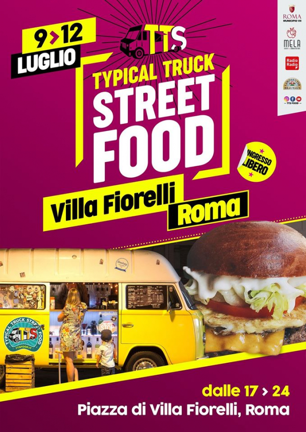 VILLA FIORELLI - TYPICAL TRUCK STREET FOOD ROMA 2020