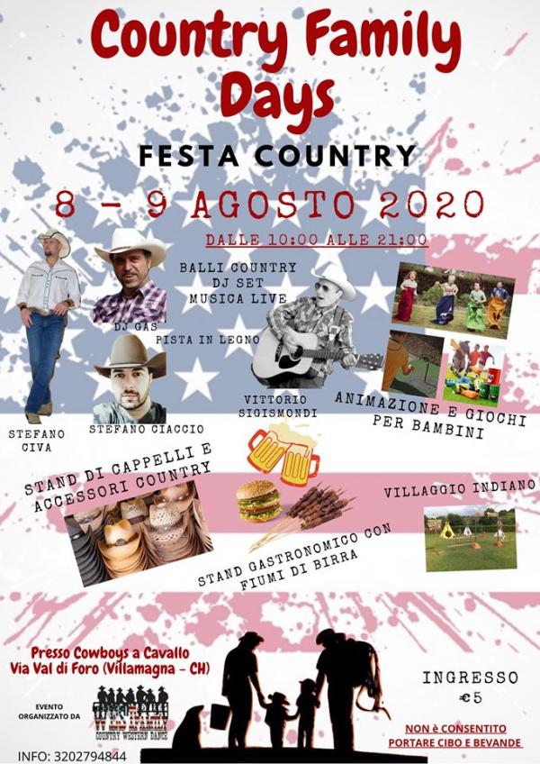 COUNTRY FAMILY DAY - FESTA COUNTRY a VILLAMAGNA 2020