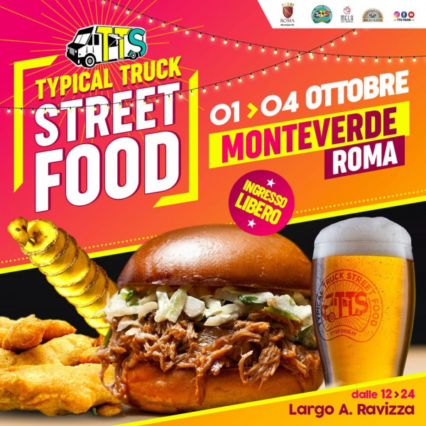 TYPICAL TRUCK STREET FOOD - MONTEVERDE ROMA 2020