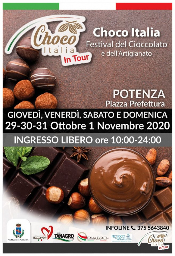 CHOCO ITALIA - FESTIVAL DEL CIOCCOLATO E DELL'ARTIGIANATO di POTENZA 2020