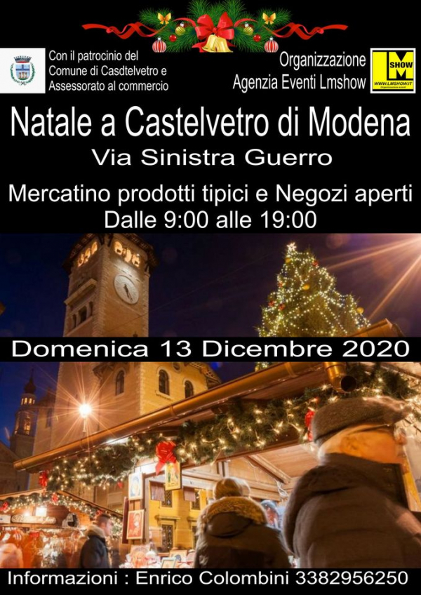MERCATINO DI NATALE - CASTELVETRO DI MODENA 2020