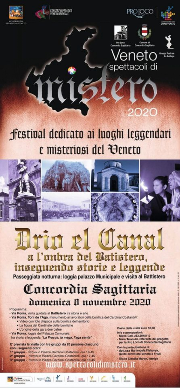 DRIO EL CANAL a CONCORDIA SAGITTARIA - FESTIVAL DEL MISTERO 2020