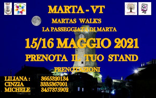 MARTAS WALK'S - LA PASSEGGIATA DI MARTA 2021