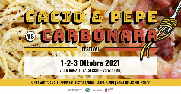 7° CACIO & PEPE VS CARBONARA FESTIVAL a VAREDO 