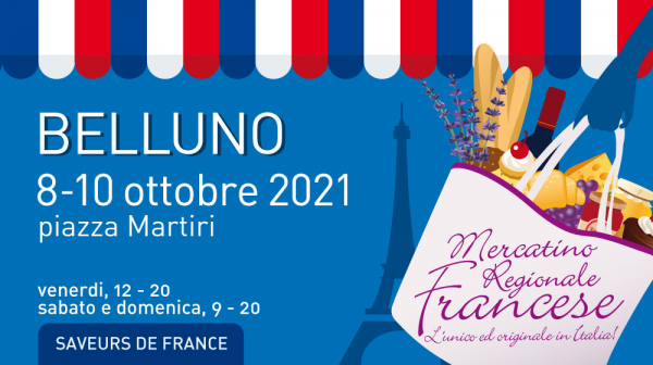 MERCATINO REGIONALE FRANCESE 2021 a BELLUNO 