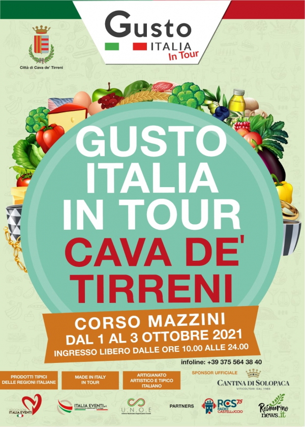 GUSTO ITALIA IN TOUR 2021 - CAVA DE'TIRRENI