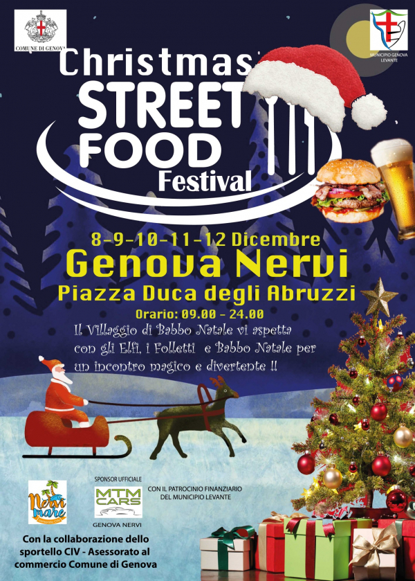CHRISTMAS STREET FOOD FESTIVAL - GENOVA NERVI 2021 