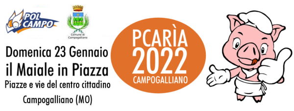 PCARIA:  IL MAIALE IN PIAZZA a CAMPOGALLIANO 2022