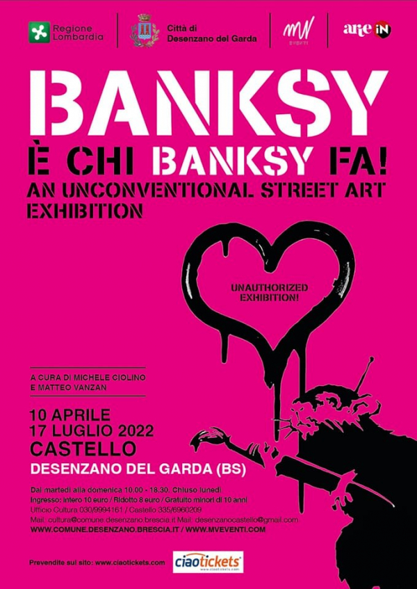 BANSKI E' CHI BANSKI FA! - AN UNCONVENTIONAL STREET ART EXHIBITION a DESENZANO DEL GARDA