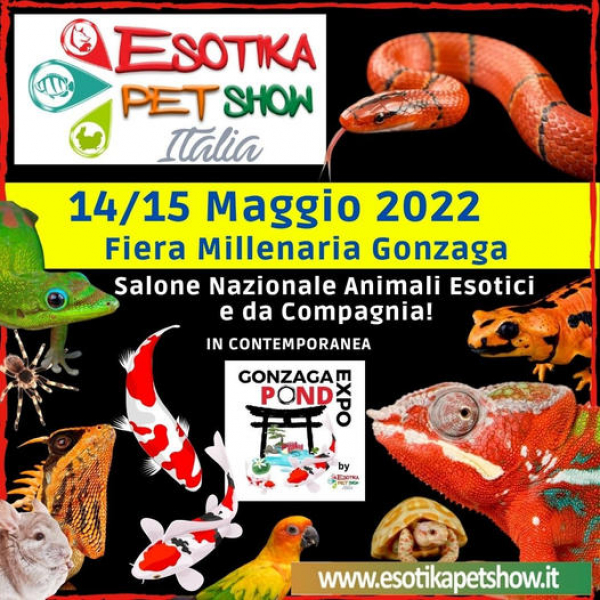 ESOTIKA PET SHOW E TARTA EXPO a GONZAGA 2022