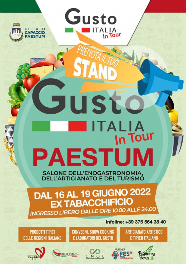 GUSTO ITALIA IN TOUR 2022 - PAESTUM