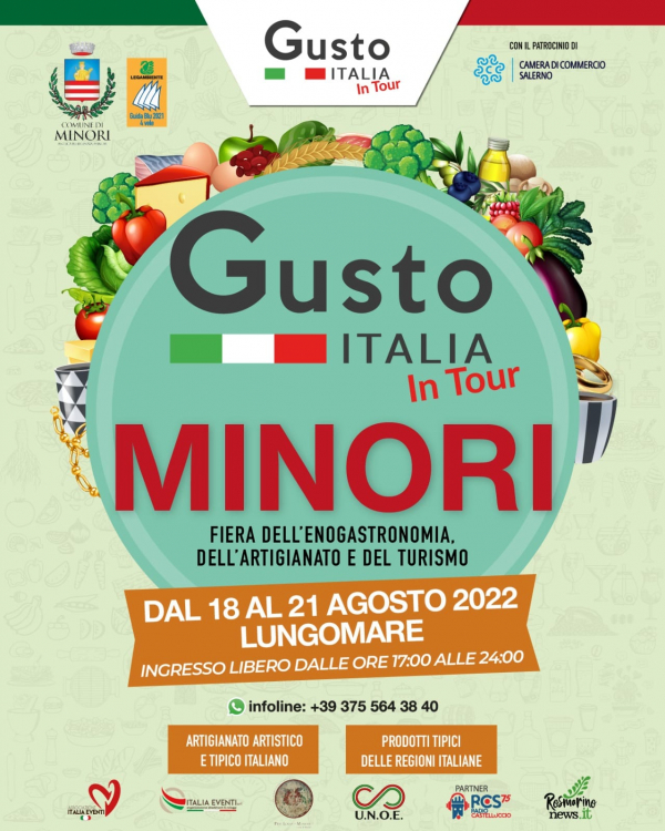 GUSTO ITALIA IN TOUR 2022 - MINORI