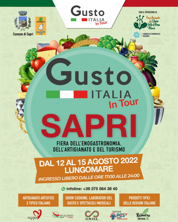 GUSTO ITALIA IN TOUR 2022 - SAPRI