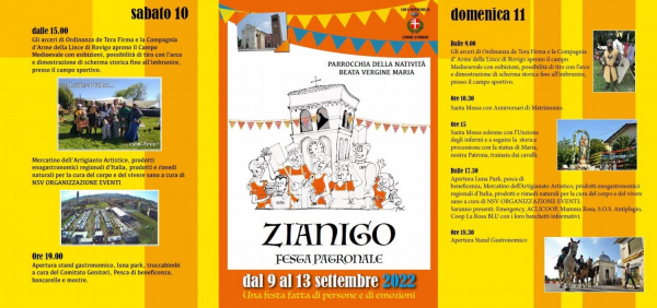 FESTA PATRONALE DI ZIANIGO - IL MERCATINO by NSV 2022