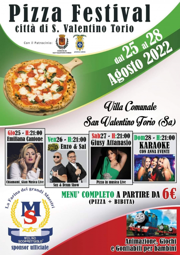 PIZZA FESTIVAL a SAN VALENTINO TORIO 2022