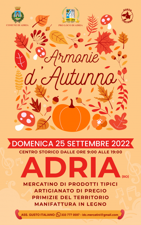 ARMONIE D'AUTUNNO - ADRIA 2022