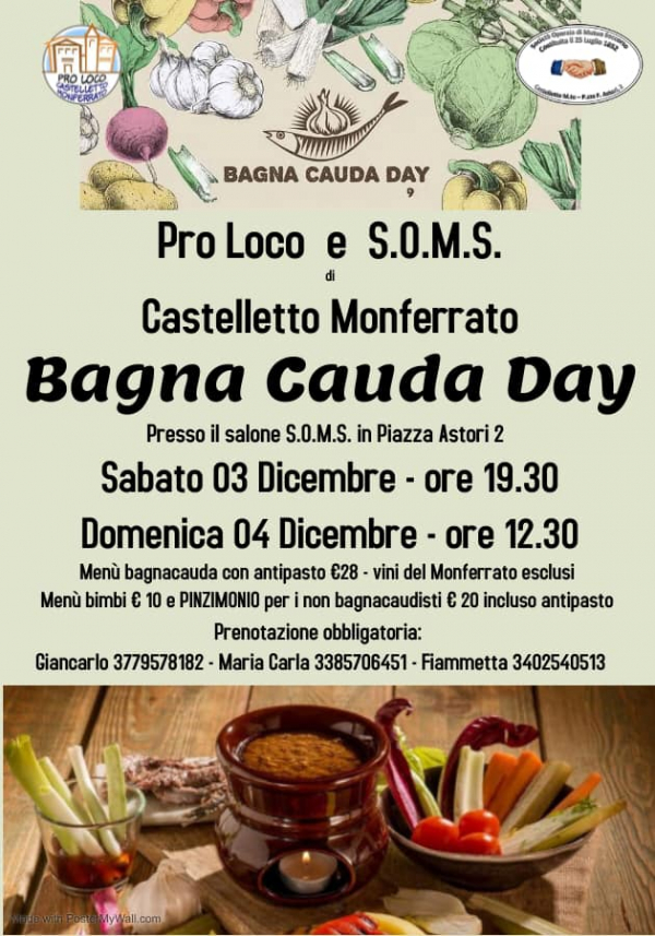 BAGNA CAUDA DAY a CASTELLETTO MONFERRATO