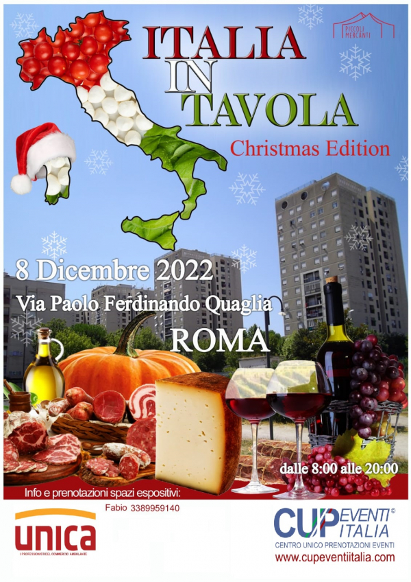 ITALIA IN TAVOLA Christmas Edition a ROMA 
