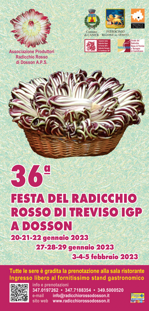 36° FESTA DEL RADICCHIO ROSSO DI TREVISO IGP a DOSSON di CASIER