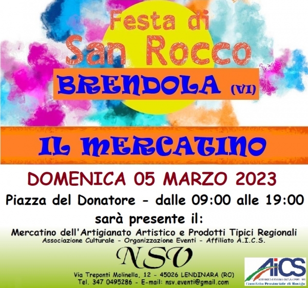 MERCATINO DELLA FESTA DI SAN ROCCO by NSV a BRENDOLA