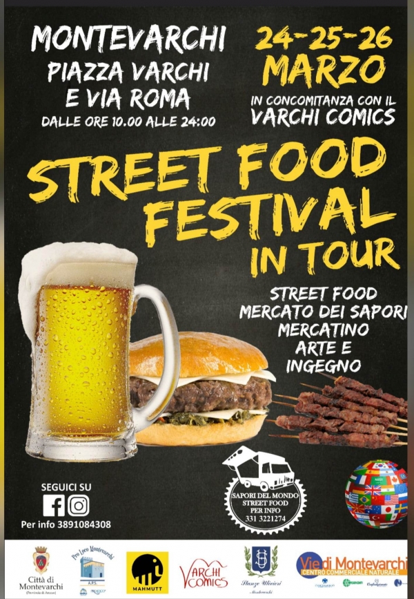 MONTEVARCHI STREET FOOD FESTIVAL IN TOUR