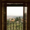 Villa Gamberaia Panorama da finestra cucina
