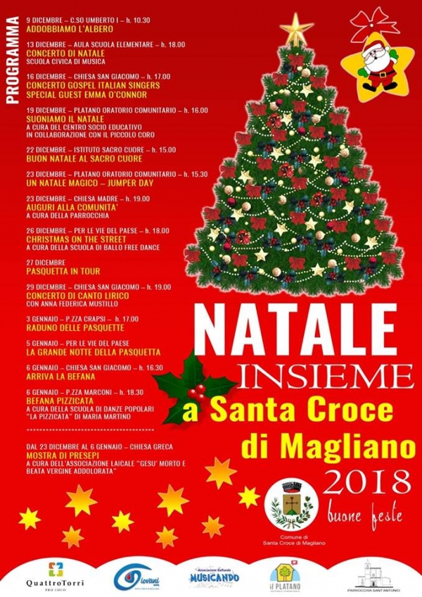 Buon Natale Jumper.Natale Insieme A Santa Croce Di Magliano 2018 Mercatini Molise Campobasso Santa Croce Di Magliano Cb Solosagre It
