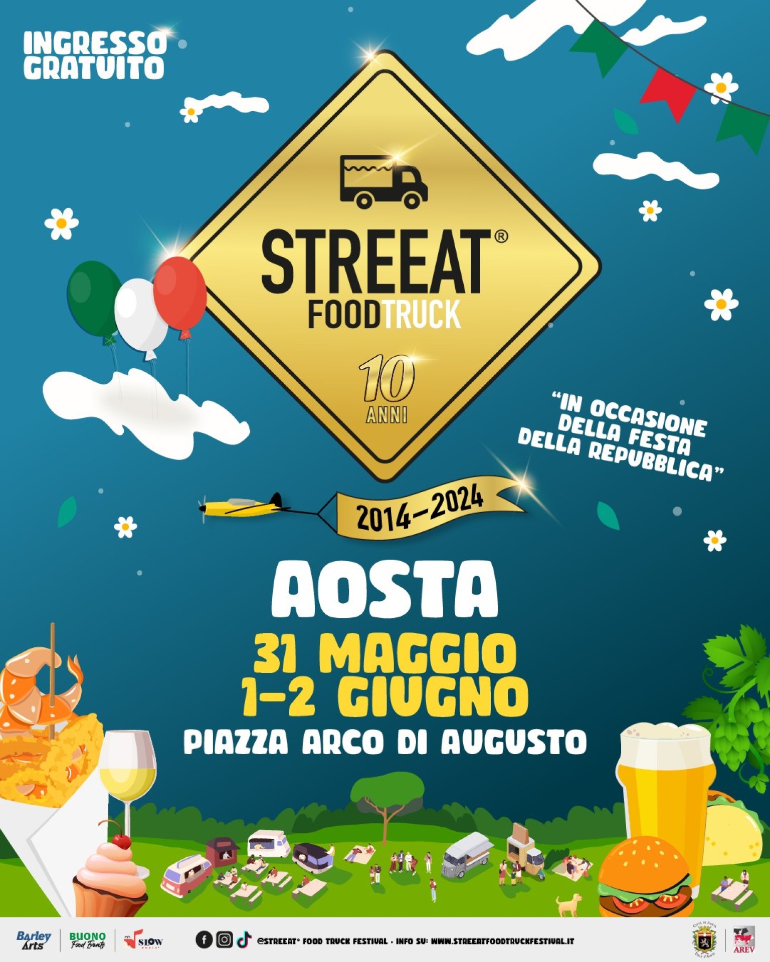 1° STREEAT® FOOD TRUCK FESTIVAL - AOSTA 