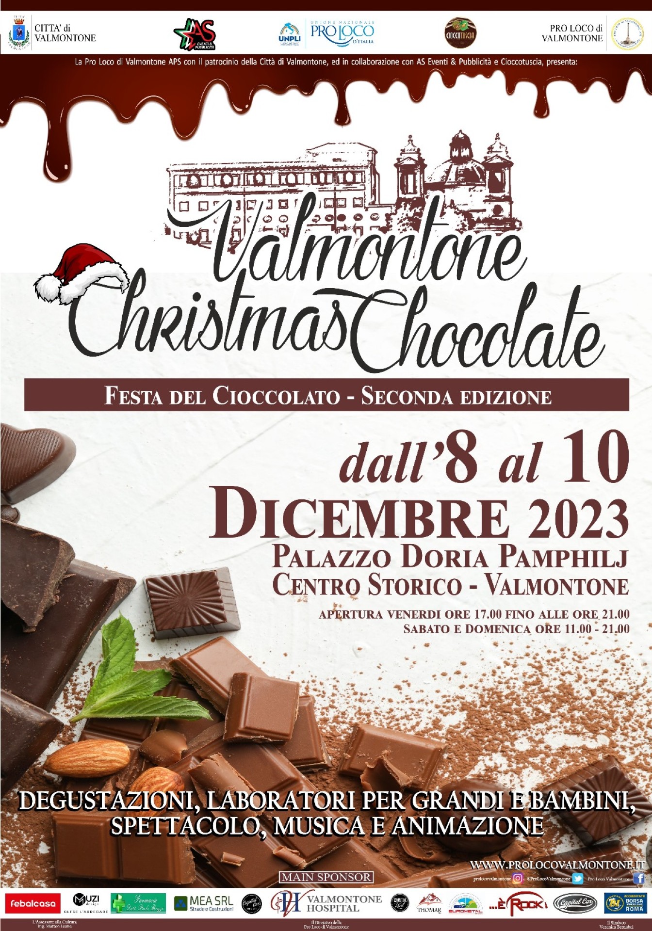 2° VALMONTONE CHRISTMAS CHOCOLATE - FESTA DEL CIOCCOLATO