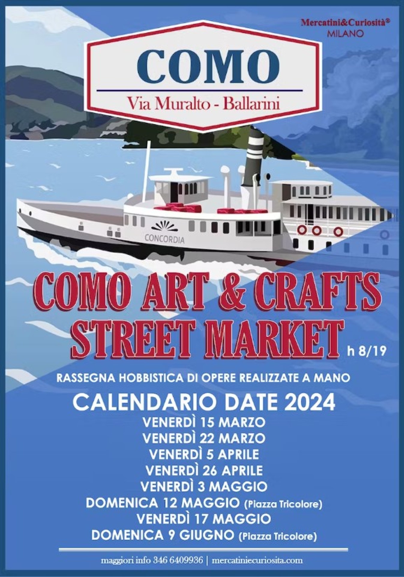 COMO ART & CRAFTS STREET MARKET 2024