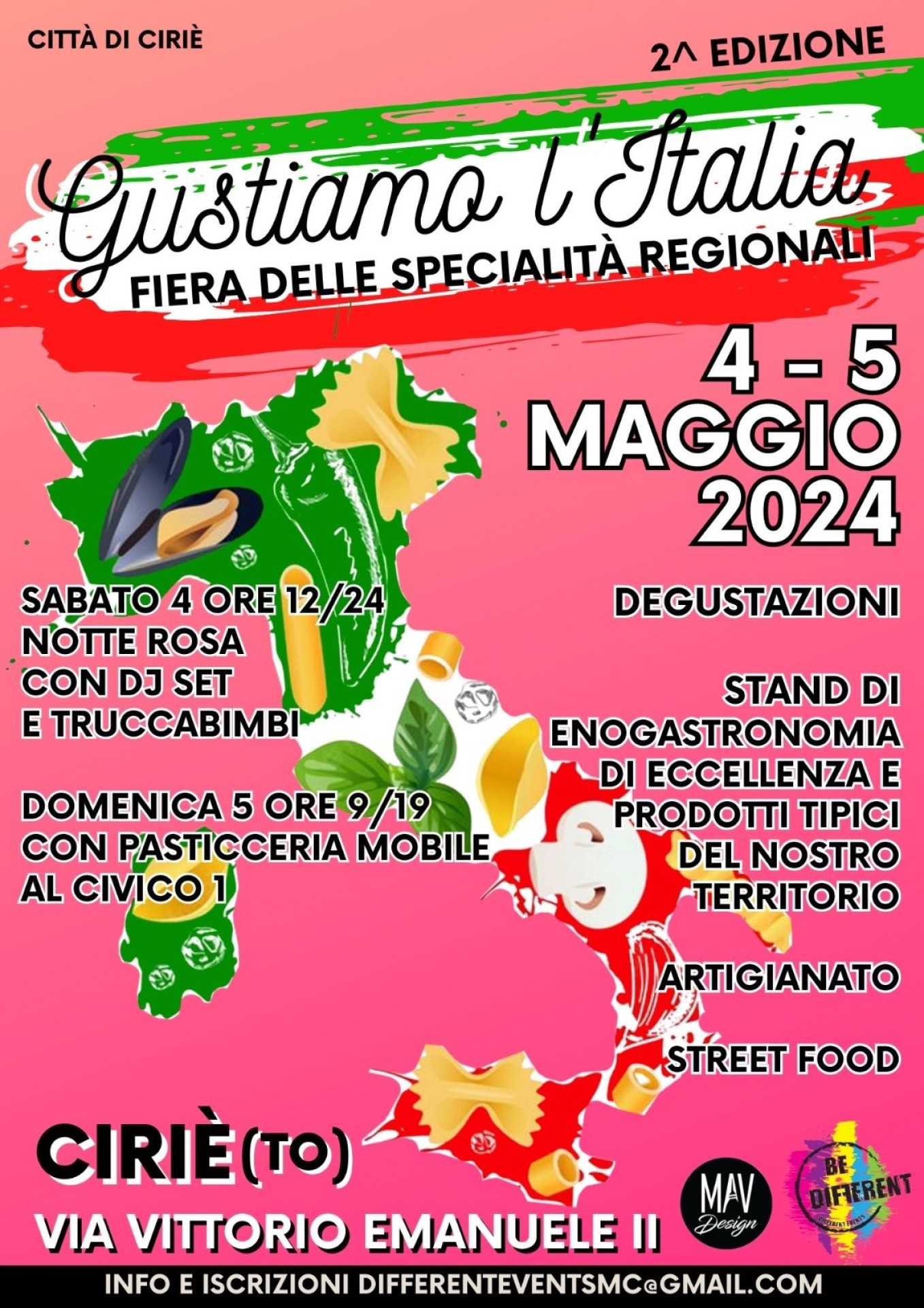 GUSTIAMO L'ITALIA - Fiera delle Specialità Regionali a CIRIÈ 2024